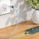 Дата кабель Hoco U112 Shine USB to Type-C 3A (1m) Gray - изображение 8