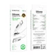 Дата кабель Borofone BX114 Structure USB to Type-C 3A (1m) White - зображення 5