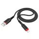 Дата кабель Hoco X59 Victory USB to Lightning (1m) Чорний - зображення 2