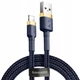 Дата кабель Baseus Cafule USB to Lightning 1.5A (2m) (CALKLF-C) Золотой / Синий - изображение 4