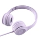 Накладные наушники Hoco W21 (3.5mm/1.2m) Фиолетовый - изображение 1