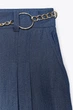 Довгі шорти-бермуди з ременем-ланцюжком Zara 8300/995 XS Сині (08300995200XS) - зображення 8