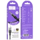 Аудио кабель Aux Hoco UPA27 Spirit transparent (Lightning to AUX 3.5mm) (1.2m) Black - изображение 6