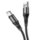 Дата кабель Hoco X50 "Excellent" USB to Type-C (1m) Чорний - зображення 1