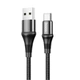 Дата кабель Hoco X50 "Excellent" USB to Type-C (1m) Чорний - зображення 2