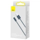 Дата кабель Baseus Dynamic Series USB to Lightning 2.4A (1m) (CALD000402) Slate Gray - зображення 8