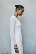 В'язана сукня міді Zara 8741/241 XS біла (08741241250XS) - изображение 3
