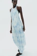 Сукня хальтер з ефектом tie-dye Zara 6929/280 L Блакитна (06929280403L) - зображення 6