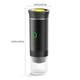 Портативная эспрессо-машина, кавоварка с USB-C быстрой зарядкой, для горячего и холодного заваривания, компактный дизайн для путешествий, цвет зелёный - изображение 6