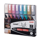 Набір маркерів художніх UNI CHALK Metallic Color 8кол. PWE-5M METALLIC 8C (1,8-2,5мм) /PWE-5M METALLIC 8C/ - зображення 2