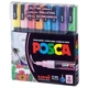 Набір маркерів художніх UNI POSCA Glitter Color 8кол. PC-3ML GLITTER COLOR 8C (0,9-1,3мм) / PC-3ML GLITTER COLOR 8C/ - зображення 2