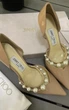 Женские туфли Jimmy Choo 39 Бежевый - изображение 2