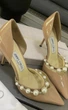 Женские туфли Jimmy Choo 39 Бежевый - изображение 3