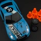 Игрушечная машинка Nissan GT-R голубая для дрифта на радиоуправлении 4WD HB Toys - изображение 9