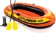 Надувная двухместная лодка до 186 кг, с веслами и насосом, Intex Explorer 300 - изображение 1