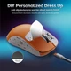 Миша бездротова ігрова HYSJ Т68 Pro PAW3311, 12000 DPI 2,4G+Bluetooth Orange - зображення 3