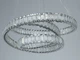 LED люстра подвес хром 92 Вт кристалл с пультом (арт. D8879/500CH) - изображение 3