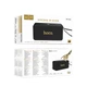 Портативна колонка HOCO HT1 Max 2×20 Вт Bluetooth 5.4, FM-радіо, TWS, до 15 год Black - изображение 2
