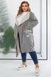 Кардиган женский, цвет серый, L-XL, 257R5012 - изображение 1