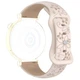 Ремешок женский каучуковый Flower Beige 22 мм - изображение 1
