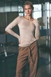 Жіночий лонгслів із турецького трикотажу Seventeen XXL-3XL Бежевий (2000000203331) - изображение 2