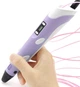 Набор для детского творчества 3D-Pen ручка с LCD-дисплеем Фиолетовый - изображение 10