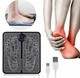 Вибрационный коврик массажер для ног и ступней EMS Foot Mat 31,6*28,8*0,04 см автоматический, 6 режимов, работы, нейлоновый - изображение 3