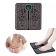 Вибрационный коврик массажер для ног и ступней EMS Foot Mat 31,6*28,8*0,04 см автоматический, 6 режимов, работы, нейлоновый - изображение 4