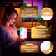 Портативний світильник Smarti Aura сенсорна акумуляторна лампа, бездротовий RGB нічник - зображення 3