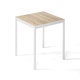 Обеденный стол Art in Head Brevity Loft mini 670х750х670 Дуб сонома/Белый металл (TB03130000010) - изображение 1