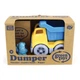 Samochód zabawkowy Green Toys Dump Truck Wywrotka z figurką pieska Żółto-niebieska 2999887 (0816409012625) - obraz 2