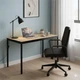 Письменный стол Art in Head Brevity Loft standart 1400х750х670 Дуб Эвок/Черный металл (TB04100000030) - изображение 3