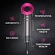Фен-стайлер для волос Super Hair Dryer 5в1 профессиональный с ионизацией, турборежимом, 1600 Вт, 5 насадок, розовый - изображение 5