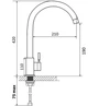 Кухонний змішувач Ventolux KFPFH05 PVD BK 2F - зображення 7