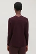Джемпер жіночий COS knitted top with slit neck 0801854001 S Бордовий - изображение 2