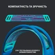 Наушники Logitech G733 Lightspeed Wireless RGB Gaming Headset Blue - изображение 2