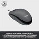 Мишка Logitech M100 USB Black - зображення 4