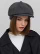 Кепи женское VILSS Cashemir Ligurina VLK-5100-77-mv3-M 57-58 Темно-серое (ROZ6501087309) - изображение 1