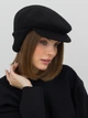 Кепи женское VILSS London Cashemir VLK-6100-98-Mv4-M 57-58 Черное (ROZ6501087338) - изображение 2