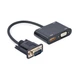 Перехідник Cablexpert VGA to HDMI/VGA+audio 3.5mm - зображення 1