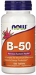 Витамины В-50 Now Foods комплекс B-50 100 таблеток ARE-576252 - изображение 1