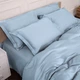 Комплект постельного белья MirSon Tencel №04 Blue 143 x 210 см (2200009369513) - изображение 4
