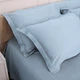 Комплект постельного белья MirSon Tencel №04 Blue 143 x 210 см (2200009369513) - изображение 5