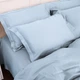 Комплект постельного белья MirSon Tencel №04 Blue 143 x 210 см (2200009369513) - изображение 8
