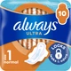 Гигиенические прокладки Always Ultra Normal (Размер 1) 10 шт. (5997253515991) - изображение 1