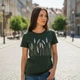 Футболка вышиванка женская с колосками Хлебное поле M Хаки - изображение 1