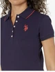 Женское платье-поло U.S. Polo Assn стиль пуловер XL тёмно-синее - изображение 4