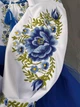 Костюм для дівчинки з вишивкою "Троянди" 104-110 см синій (MOH04) - изображение 4