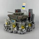 Сувенірний набір штоф "Т-64 БВ №1" з посудом PREMIUM | Подарунок для військовослужбовця PA_1007_3 - зображення 3