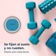 Гантели Cecotec Drumfit 500 DoubleNeo 5 кг, 2 шт., неопреновое покрытие(DL_768647E70216) - изображение 3